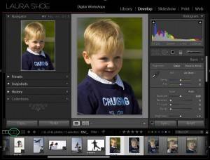 button to launch second Lightroom screen