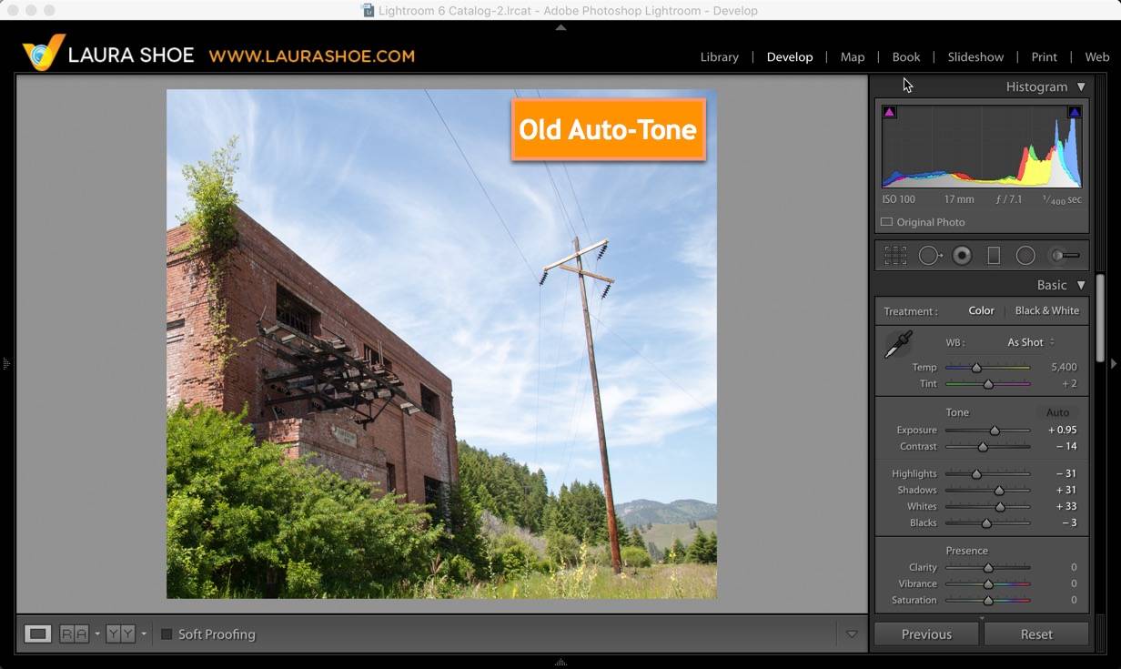 Lightroom: Old Auto-Tone vs New Auto