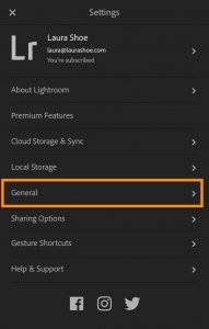 How to Access Copyright Information in Lightroom CC Mobile
