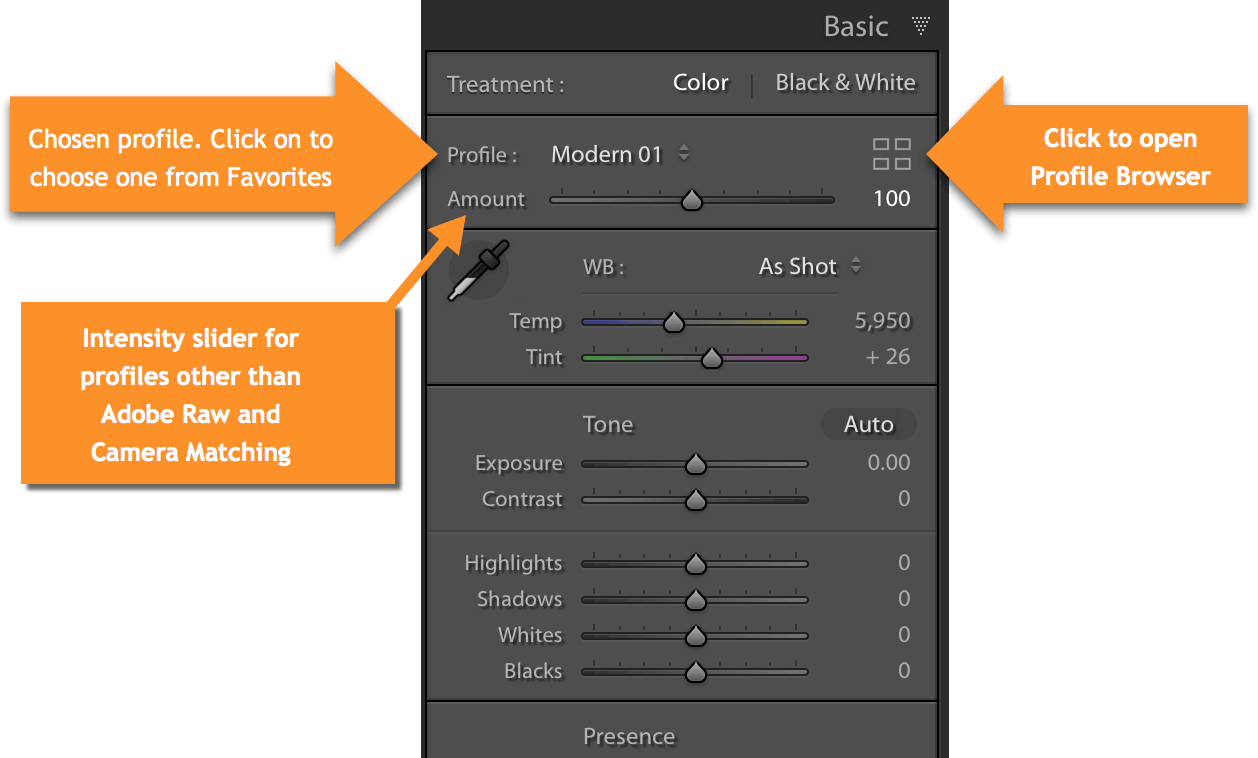 lightroom profiles