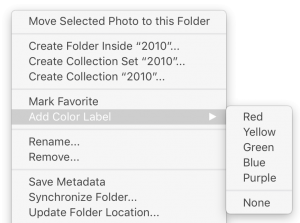 Add Color Labels to Lightroom Classic Folders