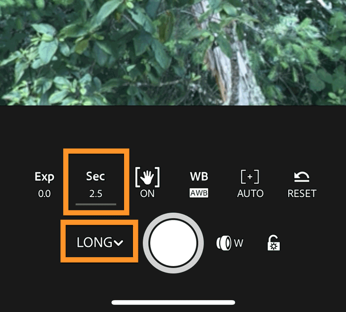 Lightroom CC iOS: Long Exposure Camera Feature