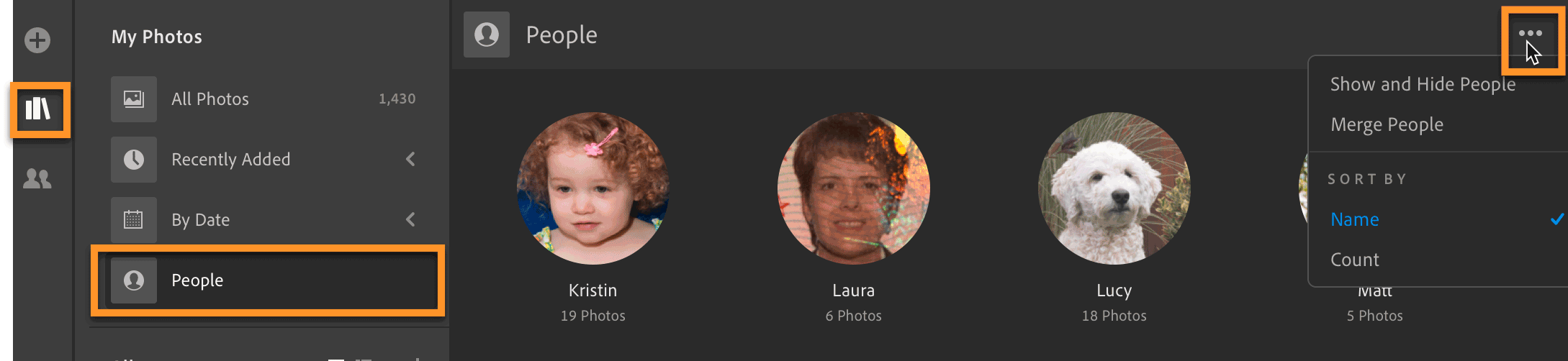 Lightroom CC: How to Use People View