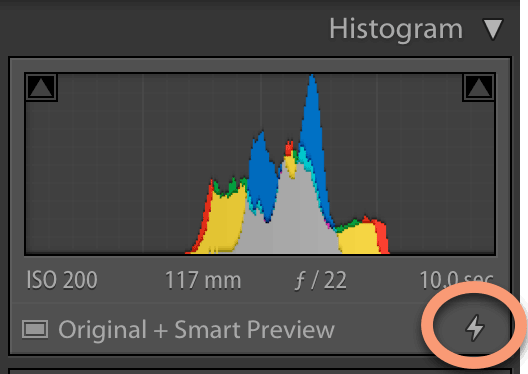 lightroom cc histogram