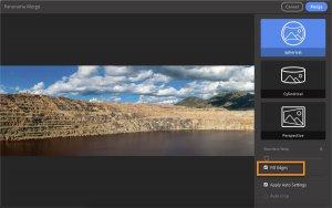 Lightroom Desktop 3.0 Panorama Fill Edges