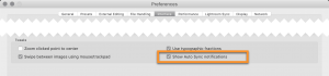 Lightroom Classic - turn off Auto Sync warnings