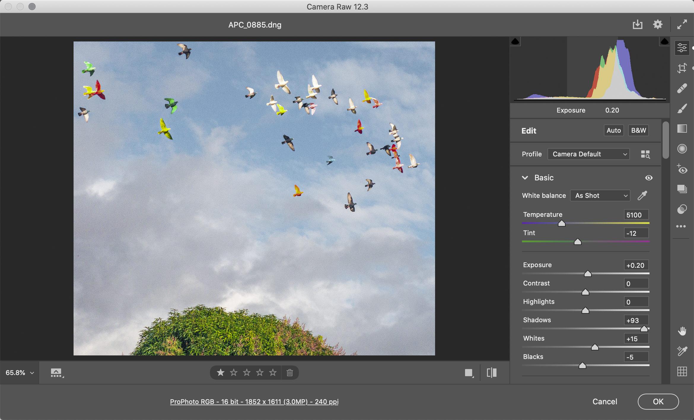 lightroom 5.3 camera support